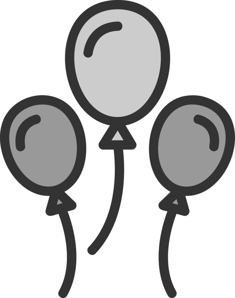 Balloons Vector Icon Design