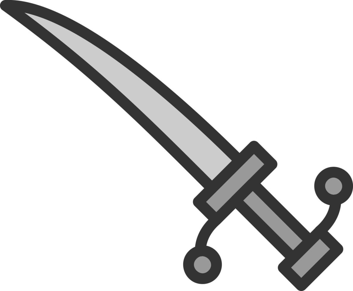 diseño de icono de vector de espada