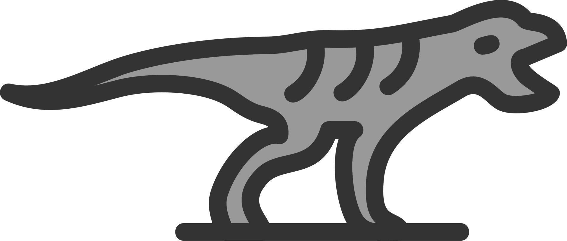 diseño de icono de vector de dinosaurio