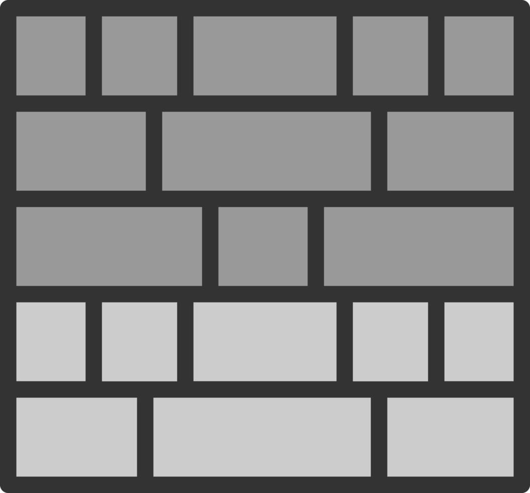 Brick Wall Vector Icon Design