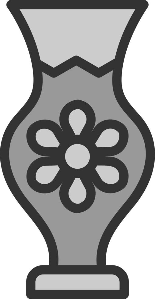 diseño de icono de vector de florero