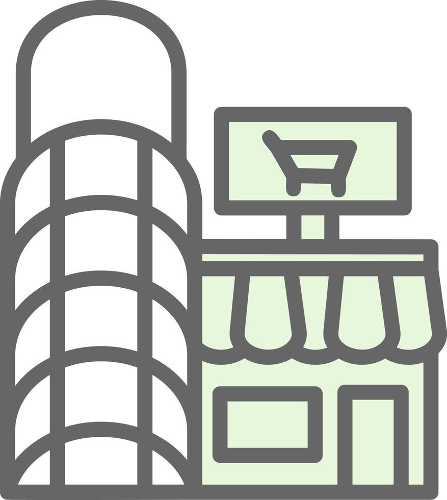 diseño de icono de vector de tienda de compras