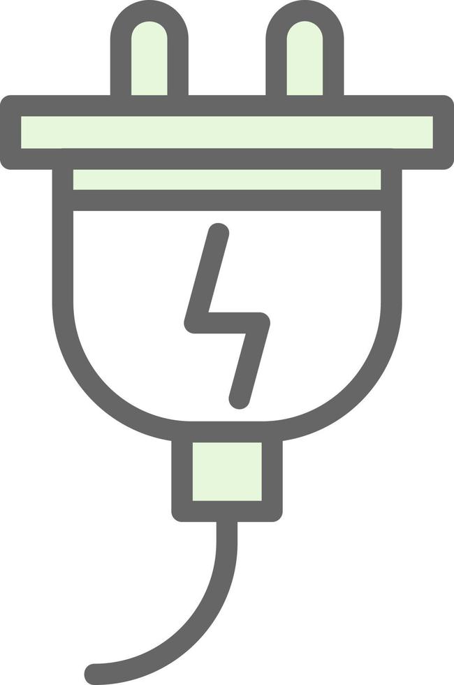 Electric Plug Vector Icon Design