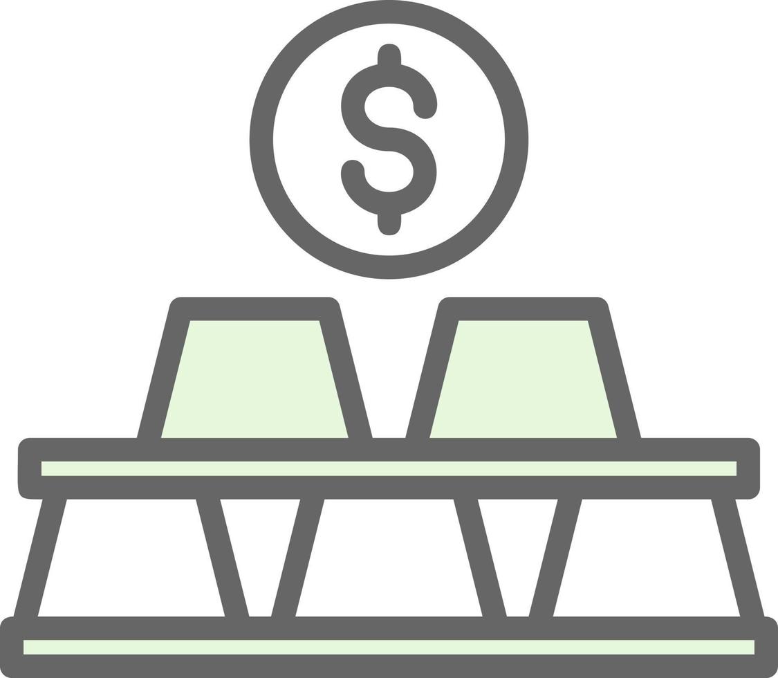 Gold Stack Vector Icon Design