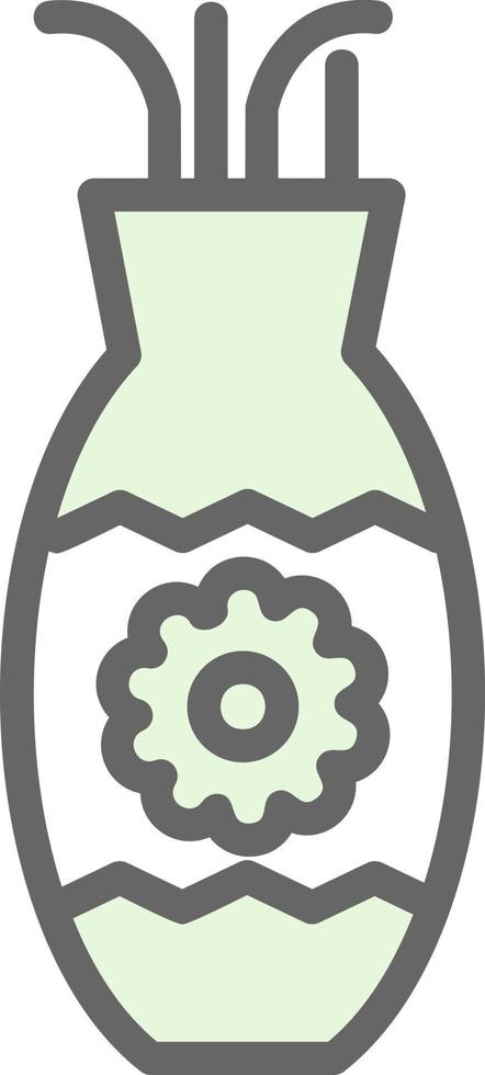 Vase Vector Icon Design