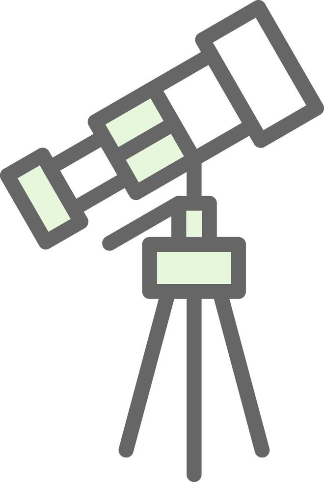 Telescope Vector Icon Design