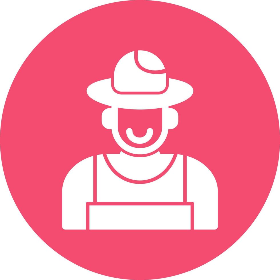 Farmer Vector Icon Design