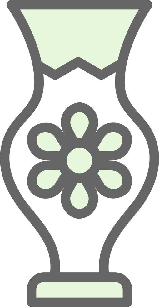 Vase Vector Icon Design