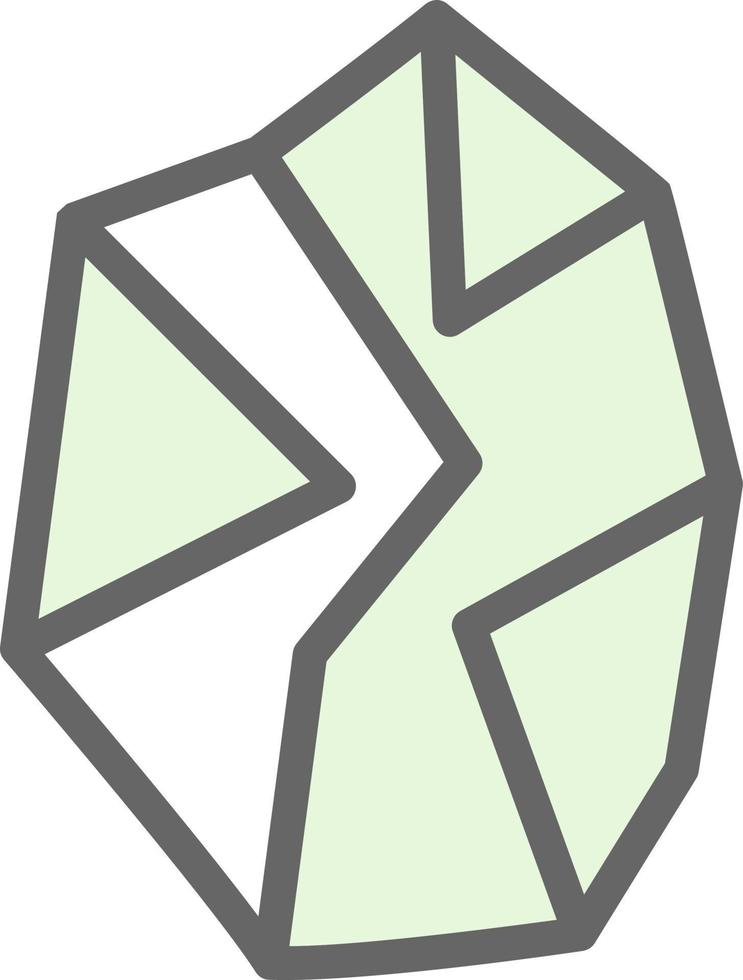 diseño de icono de vector de piedra