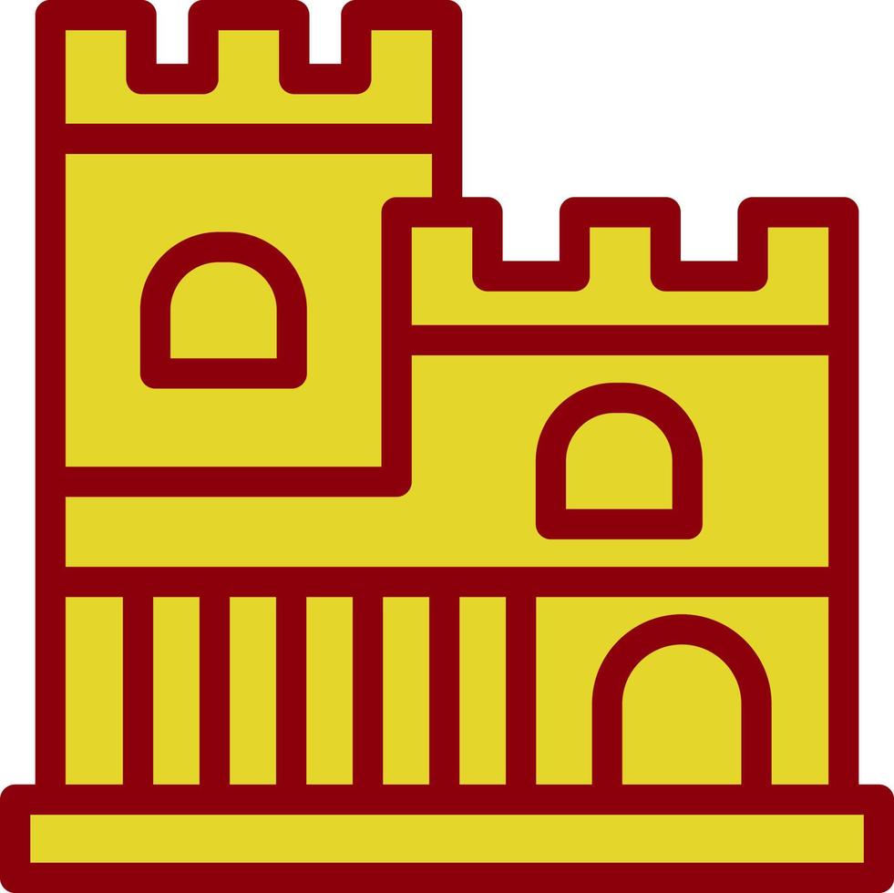 Castle Vector Icon Design