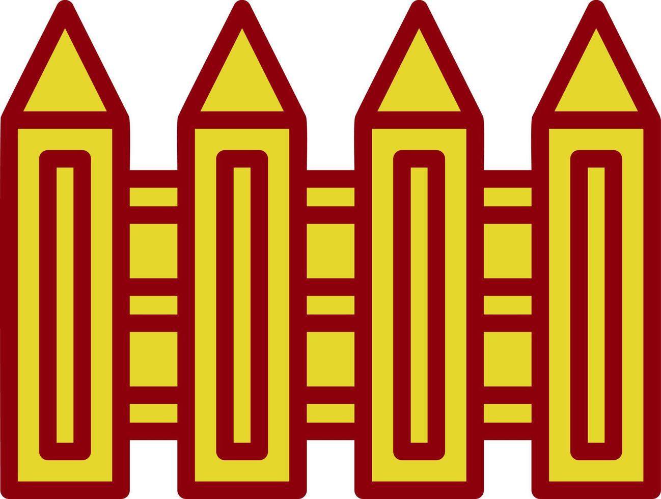 Fence Vector Icon Design