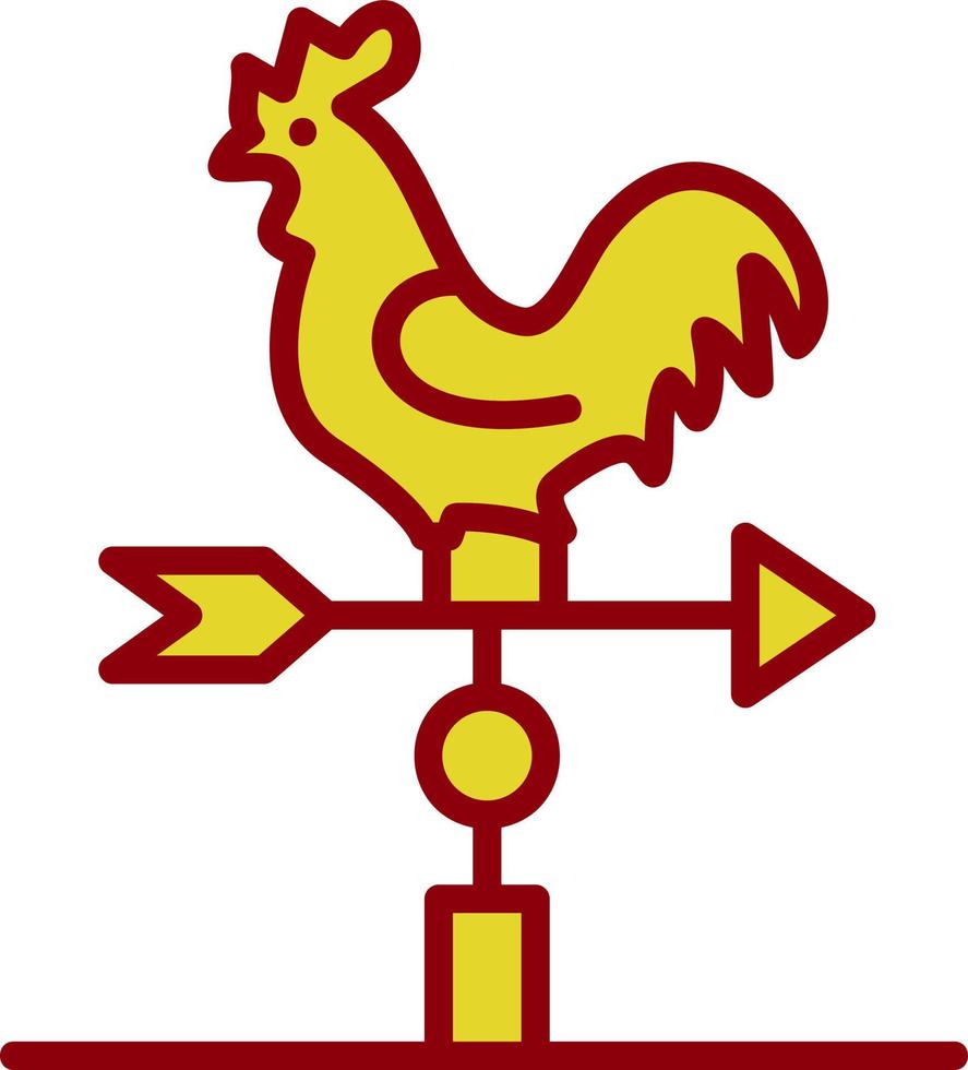 Weather Vane Vector Icon Design
