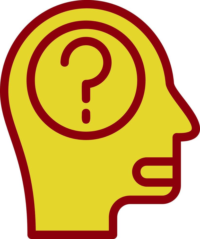 Alzheimer Vector Icon Design