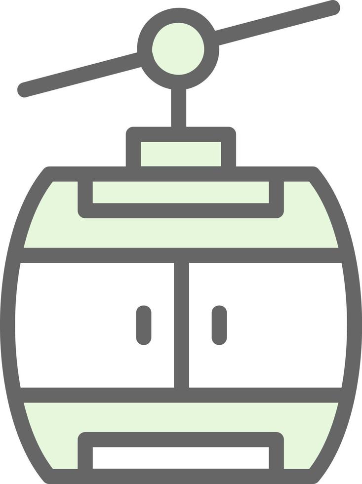 Gondola Vector Icon Design