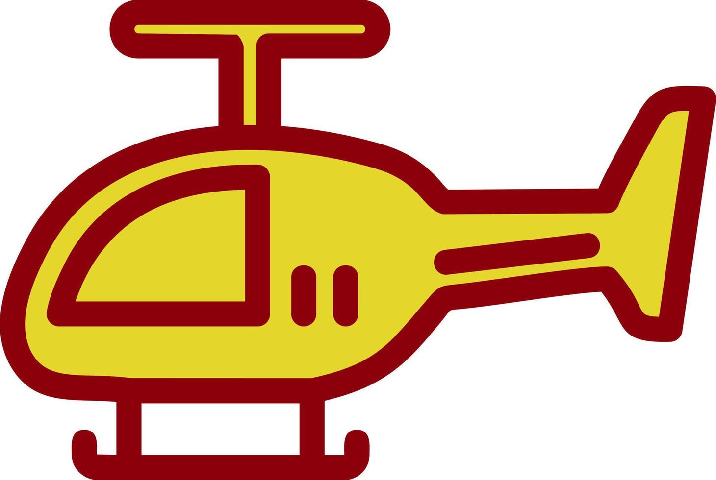 Helicopter Vector Icon Design