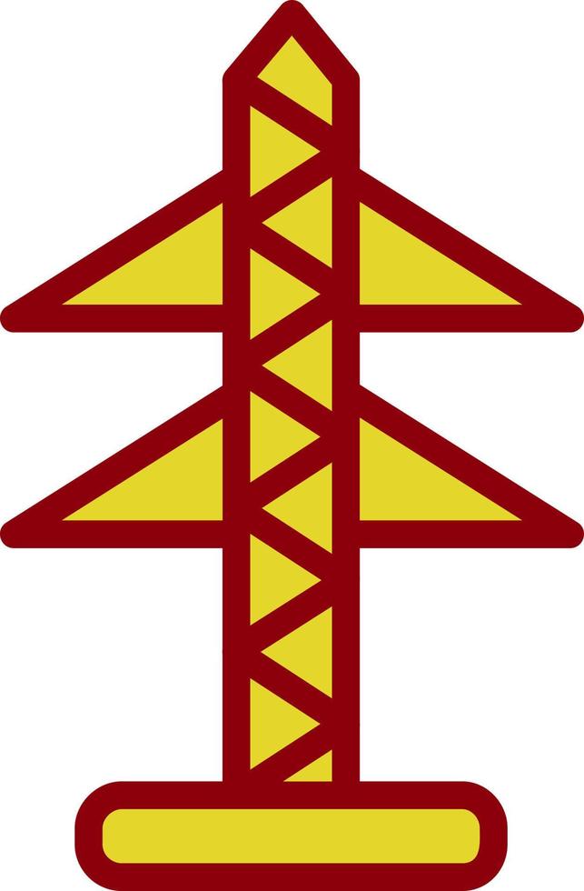 Electric Tower Vector Icon Design
