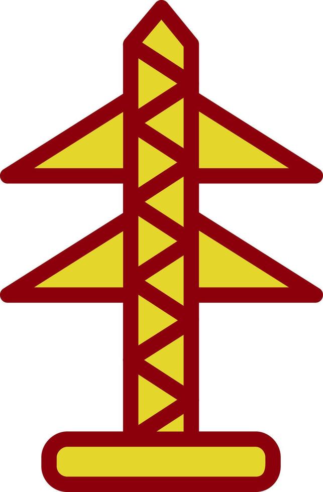 diseño de icono de vector de torre eléctrica