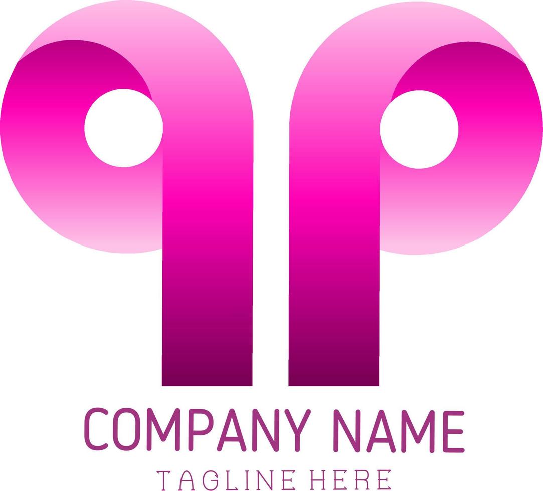diseño del logotipo de la empresa. diseño vectorial y logotipo de la empresa, adecuado para su negocio vector