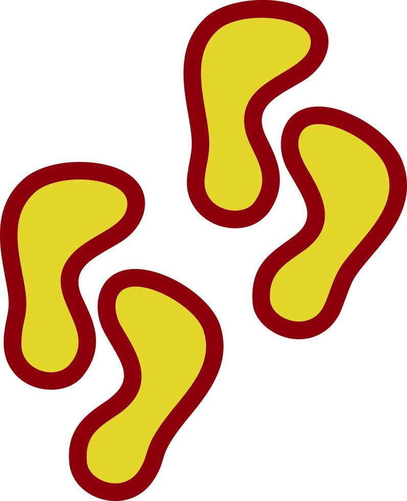 Footprint Vector Icon Design