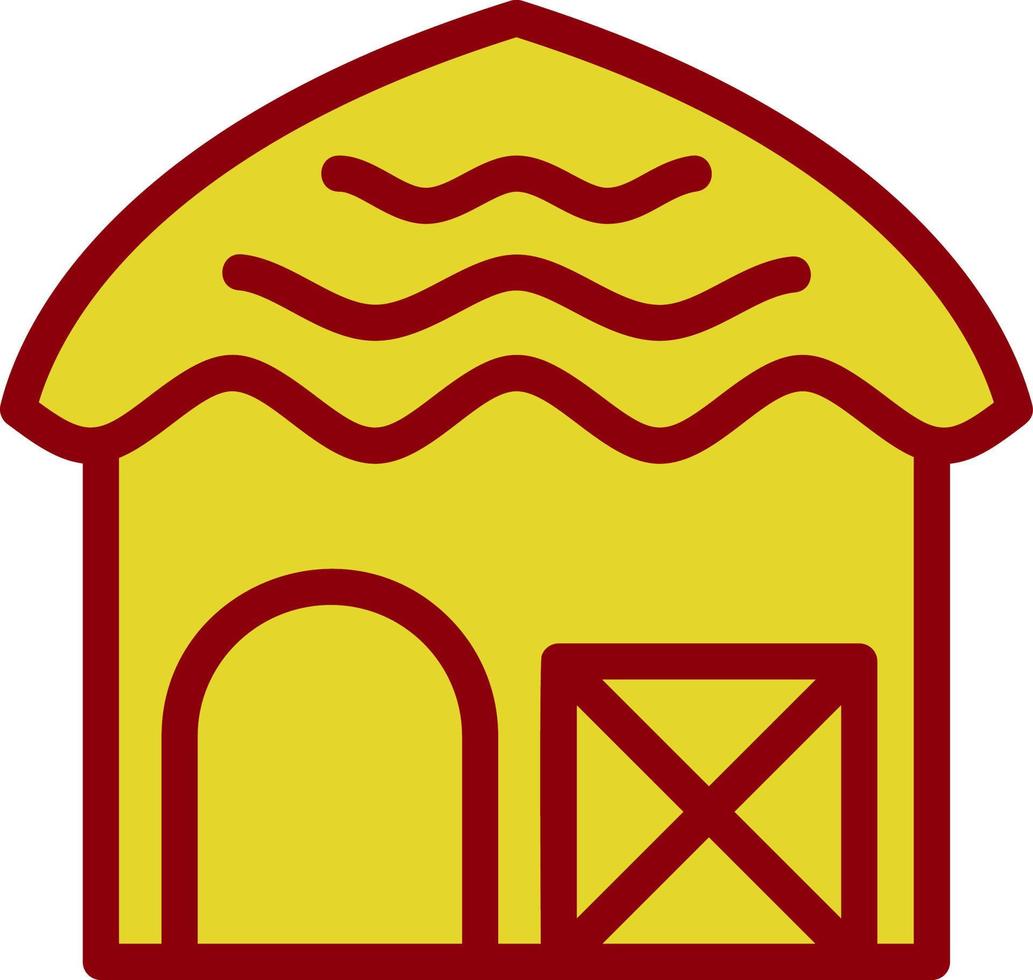 Hut Vector Icon Design