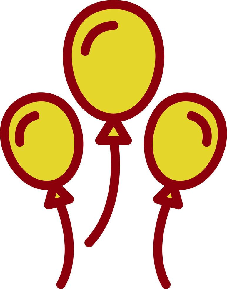 Balloons Vector Icon Design