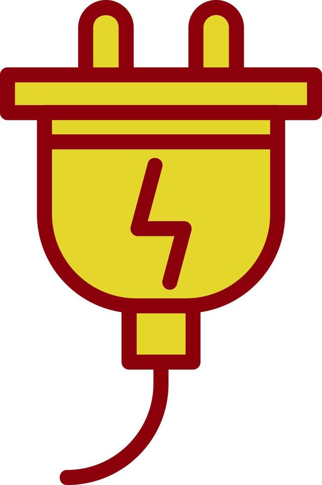 Electric Plug Vector Icon Design