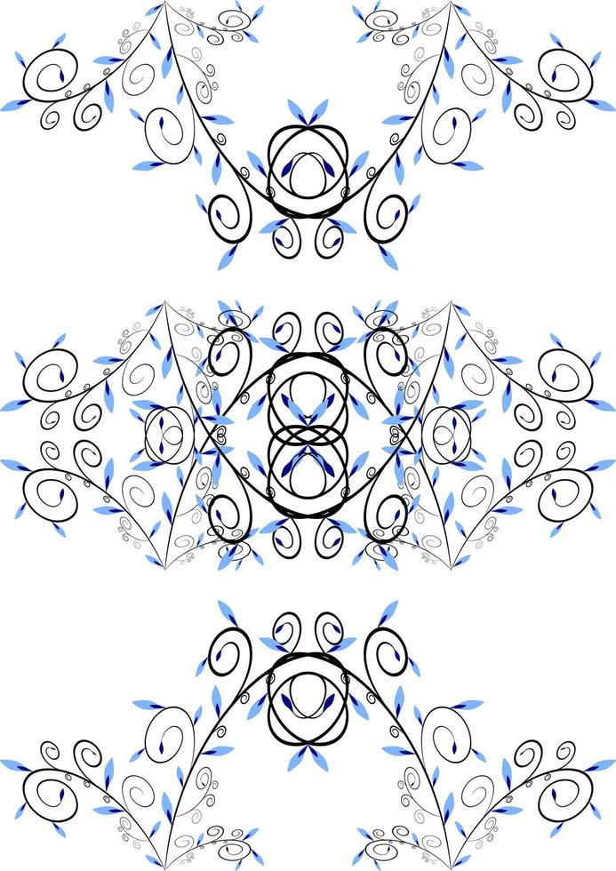 The illustrations and clipart. pattern with flowers vector