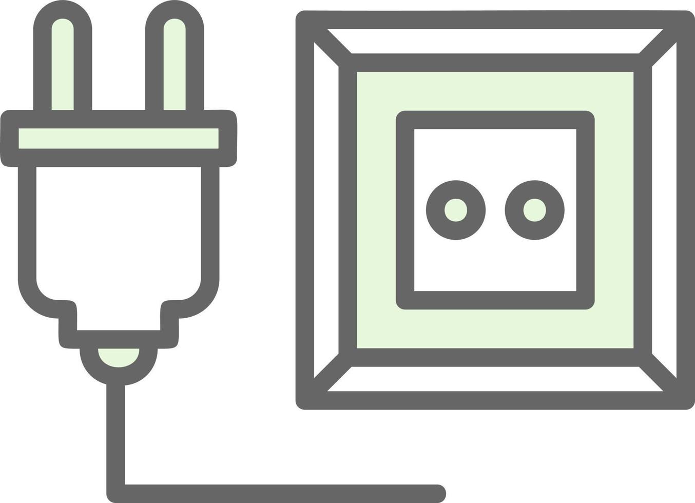 Unplugged Vector Icon Design