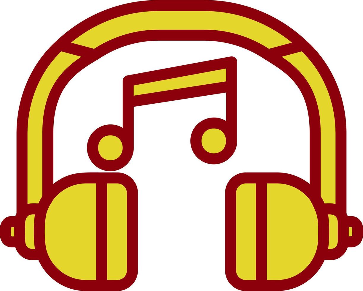 Headphones Vector Icon Design