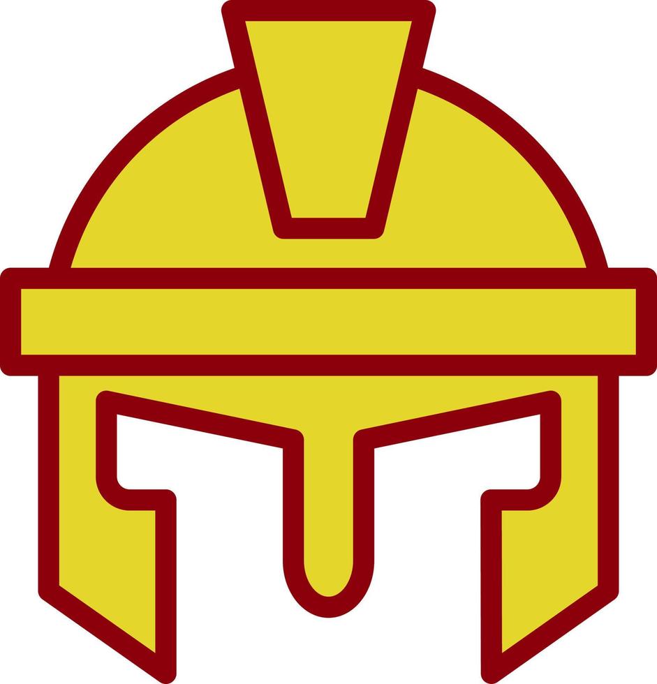 Roman Helmet Vector Icon Design