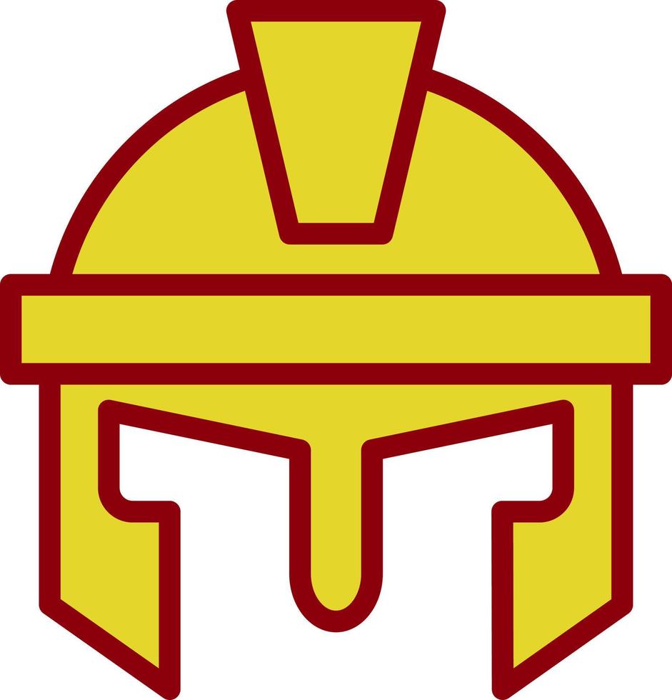 Roman Helmet Vector Icon Design