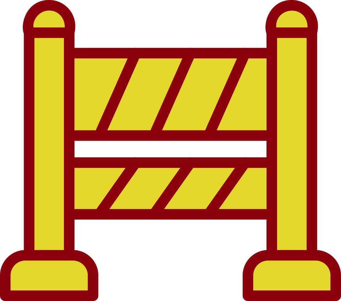 Road Block Vector Icon Design