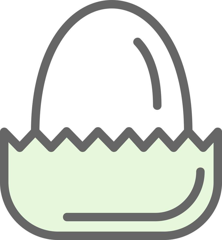 diseño de icono de vector de huevos