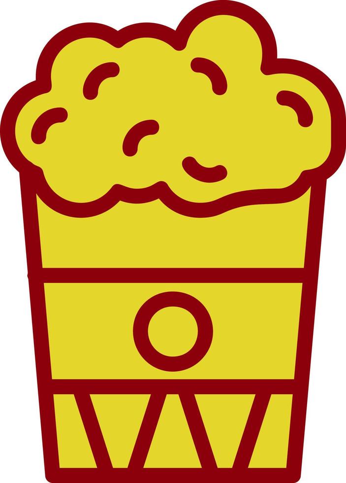 Popcorn Vector Icon Design