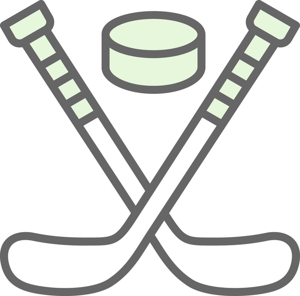 Ice Hockey Vector Icon Design