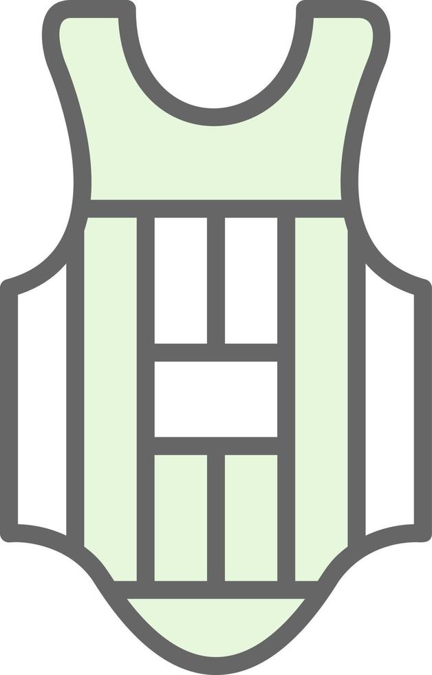 Chest Protection Vector Icon Design