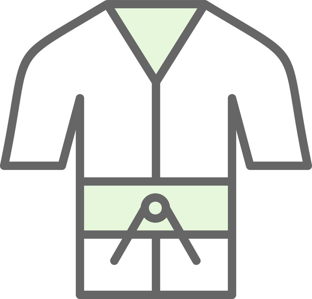 diseño de icono de vector de kimono