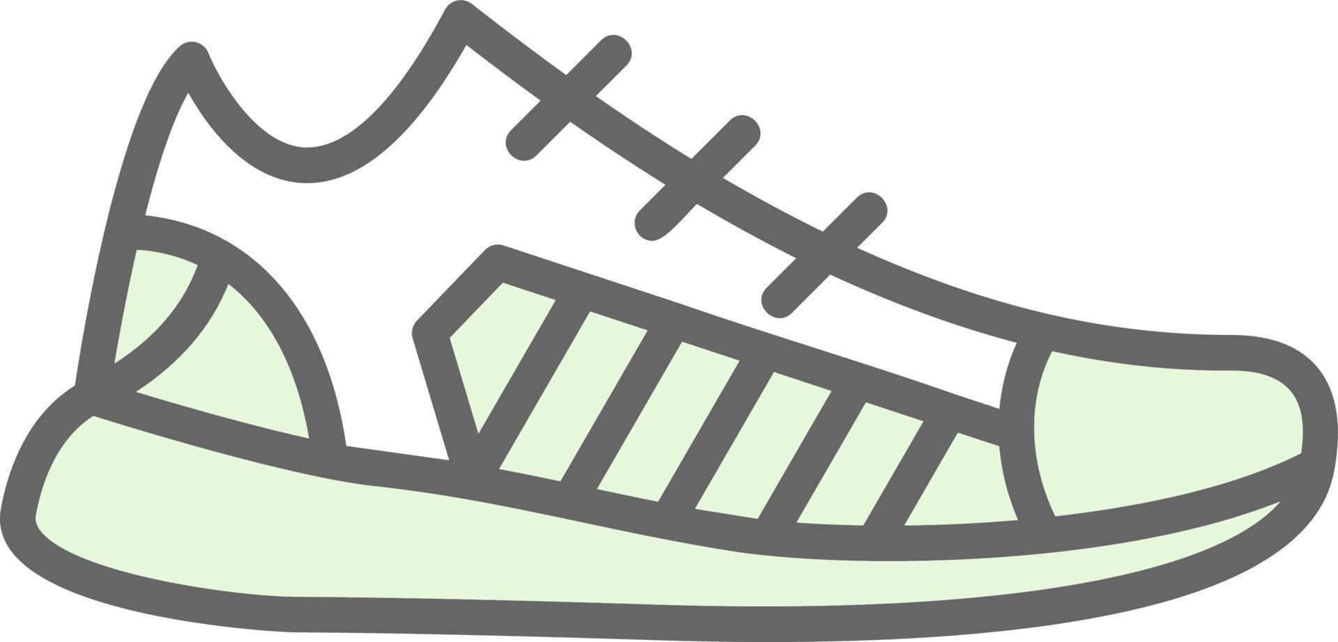 diseño de icono de vector de zapatillas