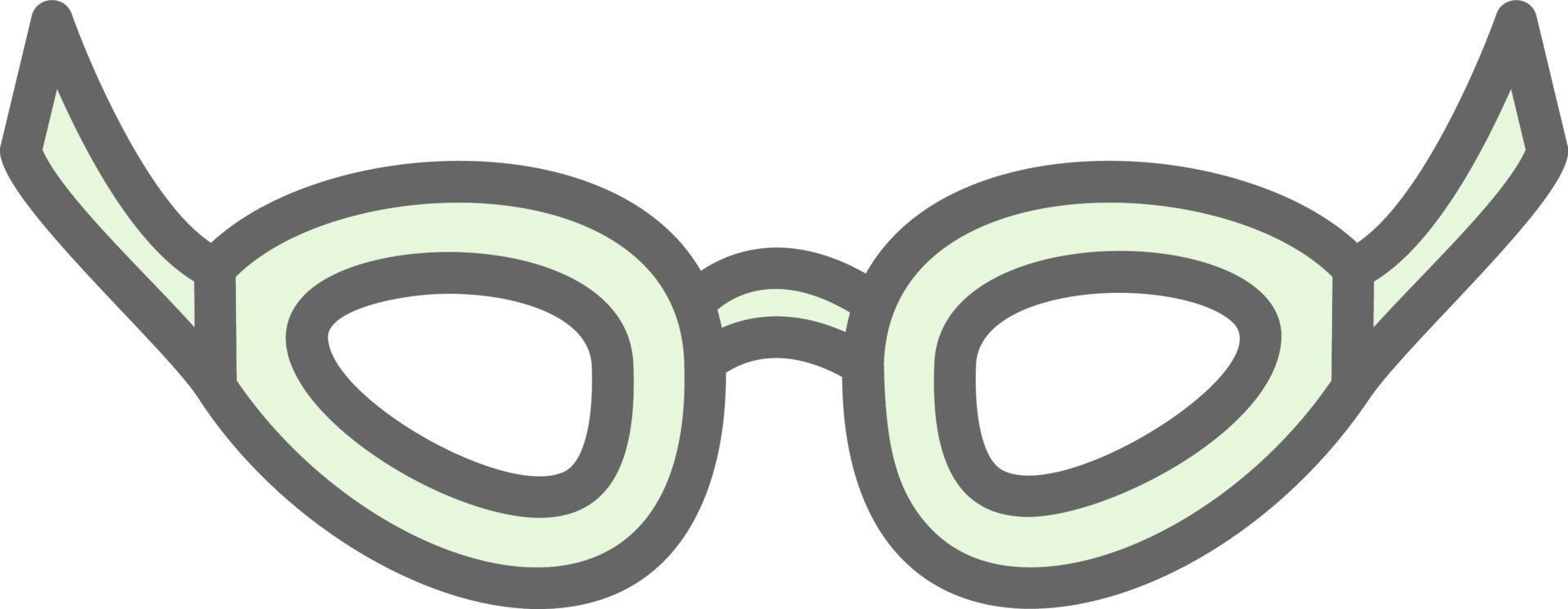 Swimming Glasses Vector Icon Design