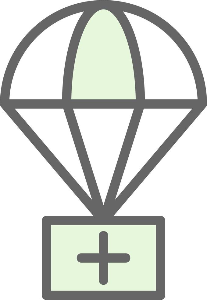 Airdrop Vector Icon Design