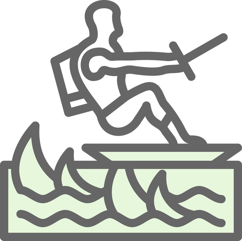 diseño de icono de vector de surf