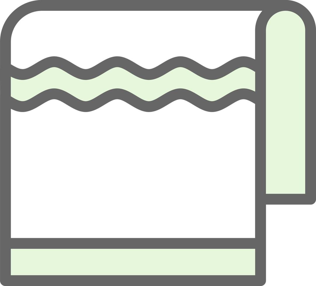 Towel Vector Icon Design