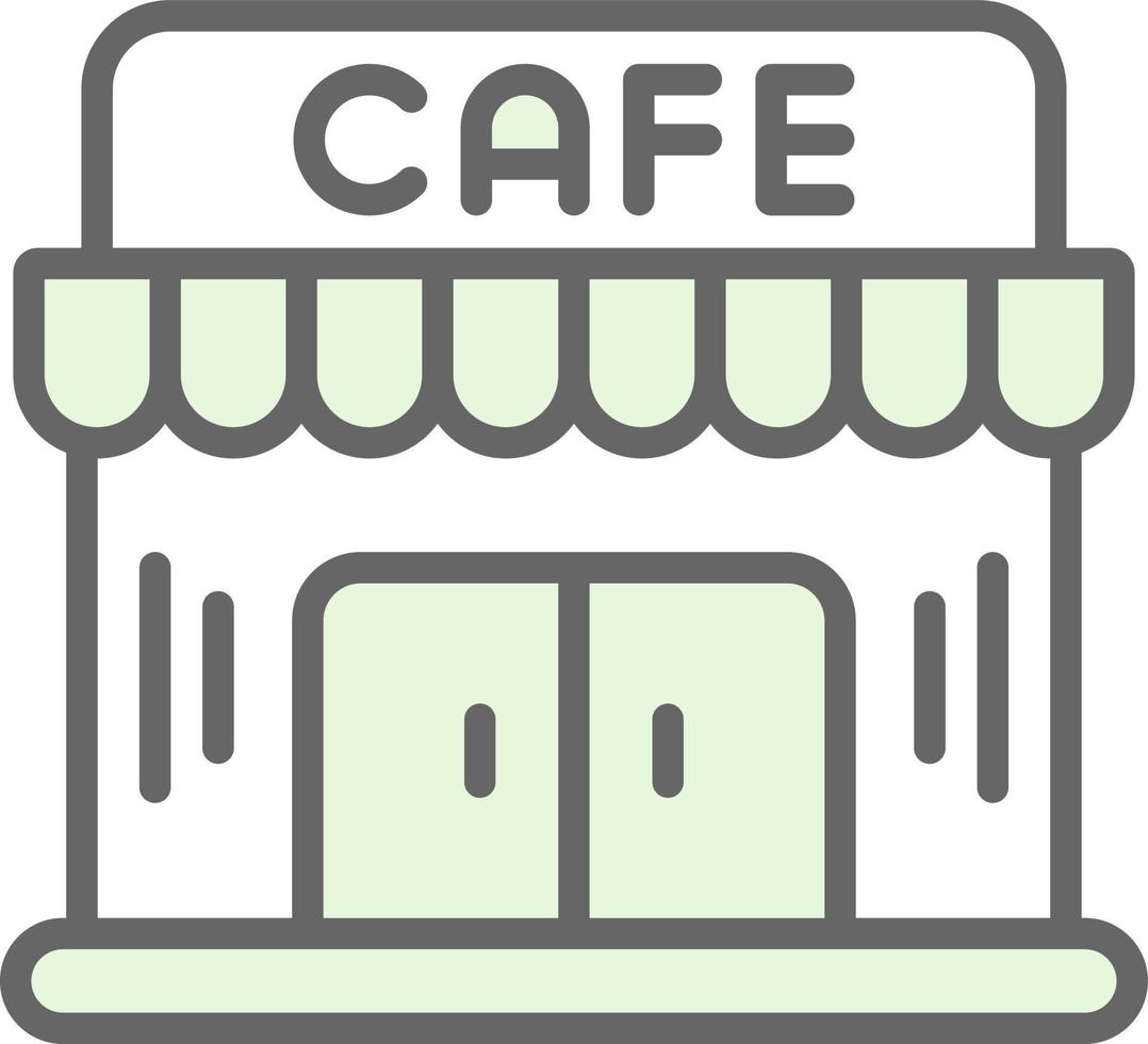 Cafe Vector Icon Design