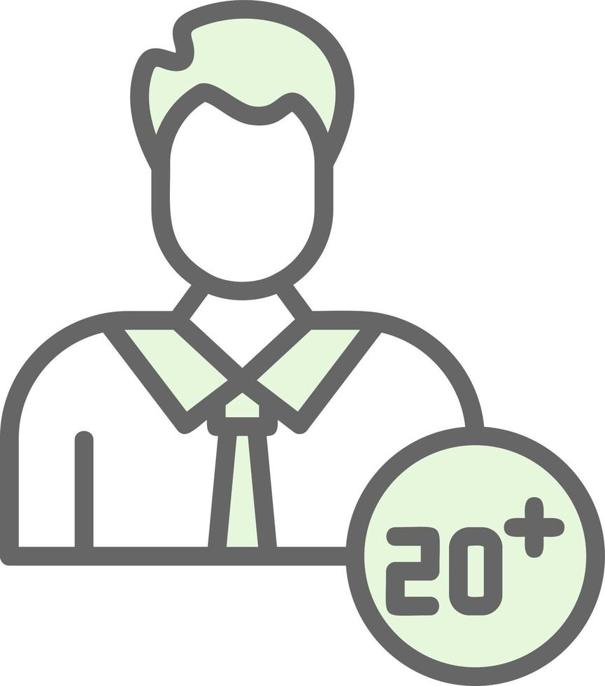 Age Limit Vector Icon Design