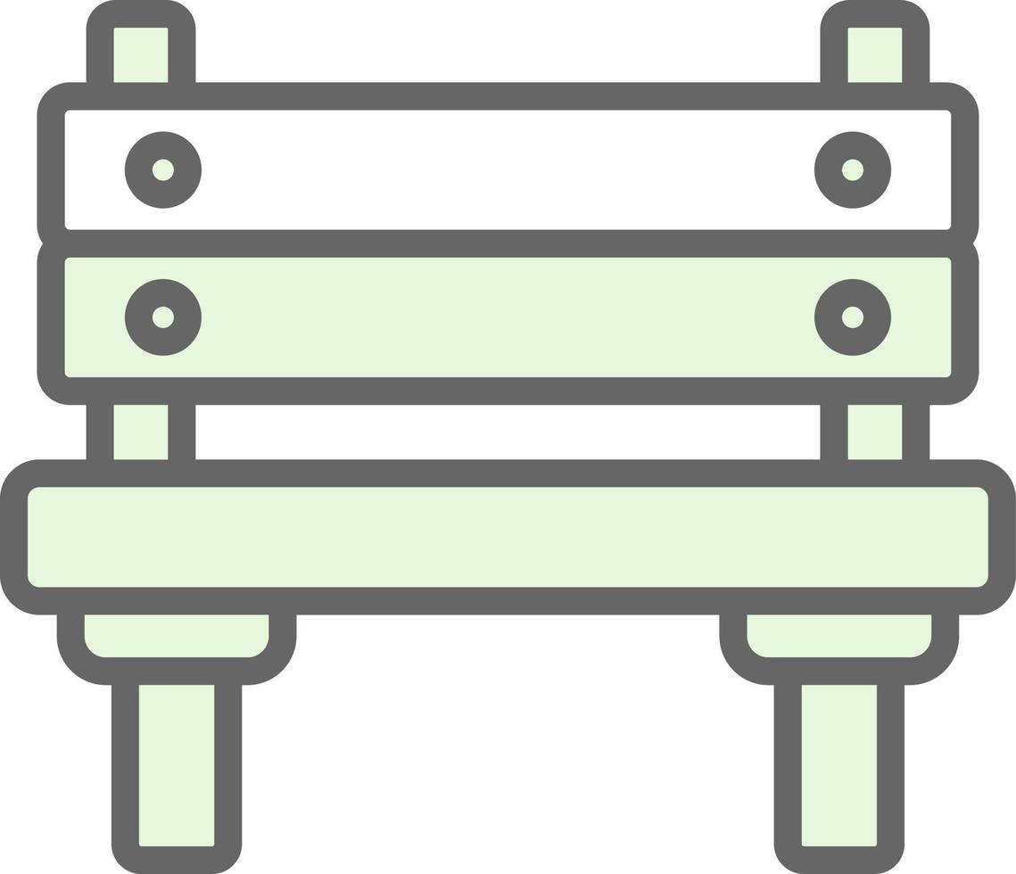 Bench Vector Icon Design