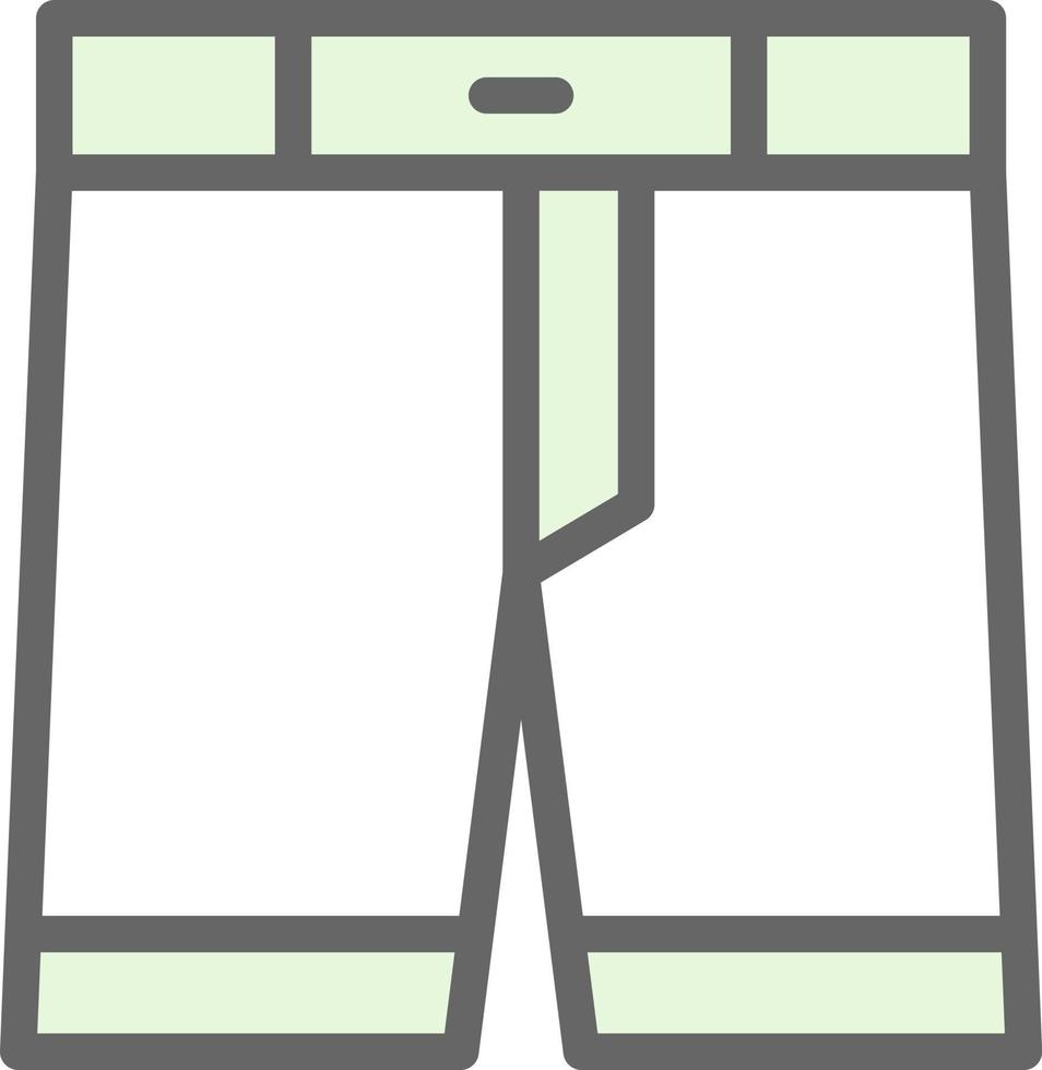 diseño de icono de vector de pantalones cortos
