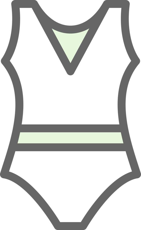 diseño de icono de vector de traje de baño