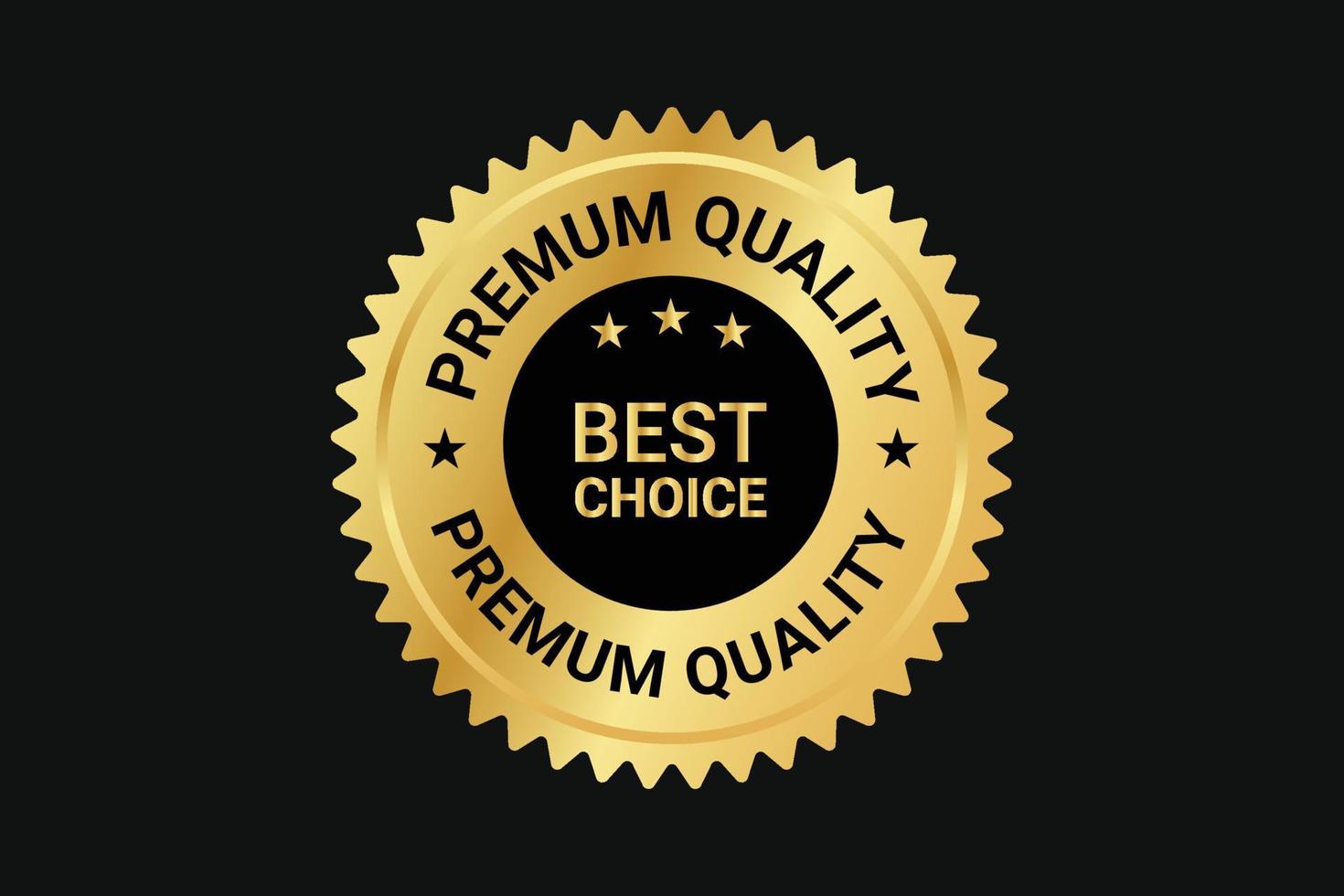Premium quality best choice stamp vector