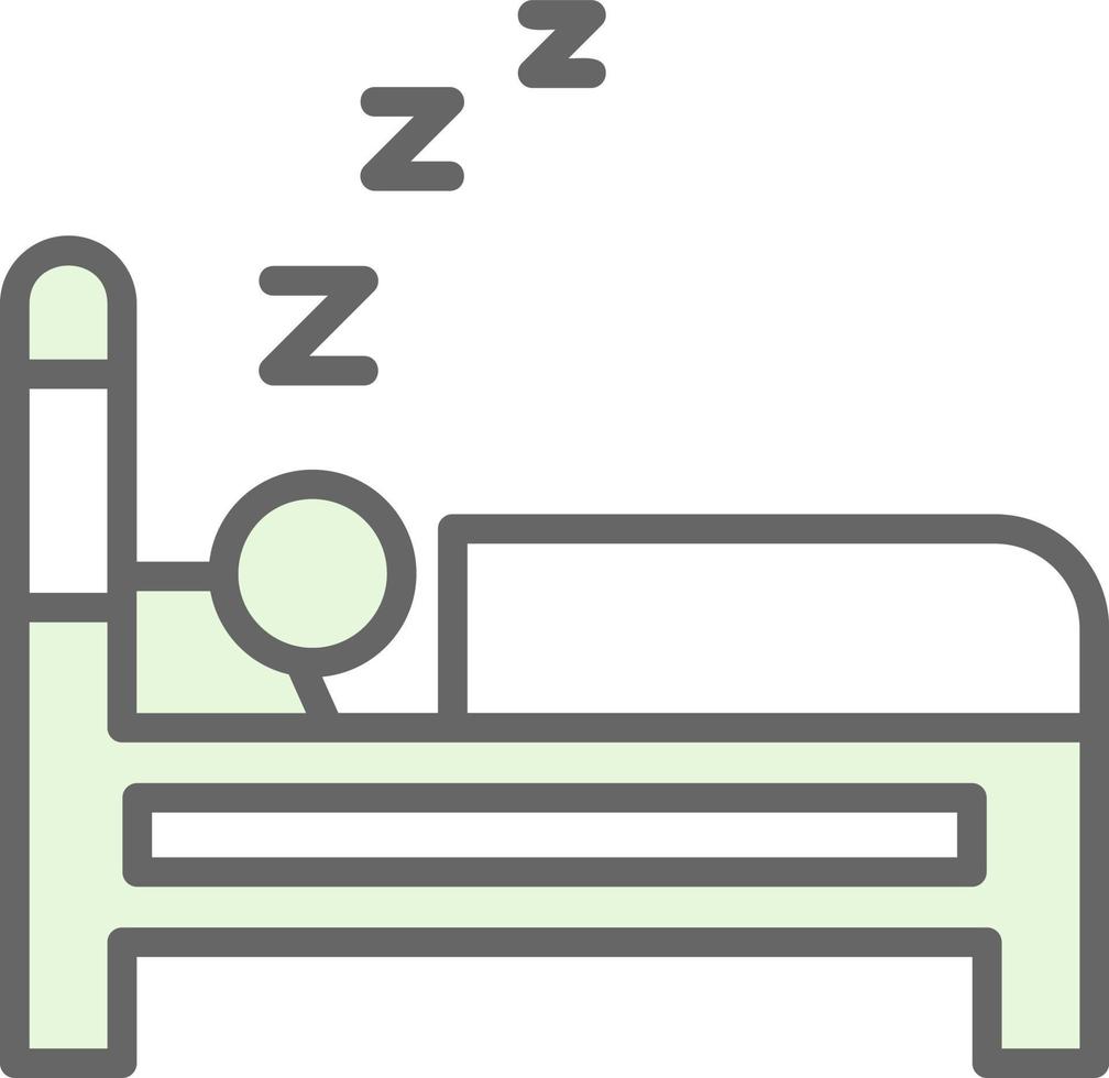 Sleeping Vector Icon Design