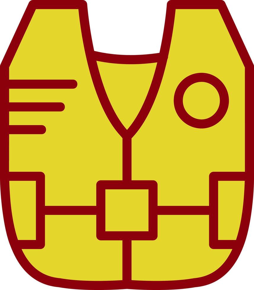 Life Jacket Vector Icon Design